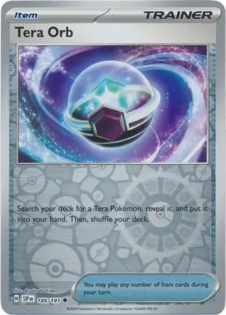 Tera Orb Surging Sparks 189/191 Uncommon Reverse Holo