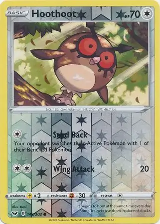 143/202 Hoothoot SSH Common Reverse Holo