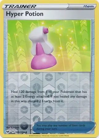 Hyper Potion Sword & Shield 166/202 Uncommon Reverse Holo