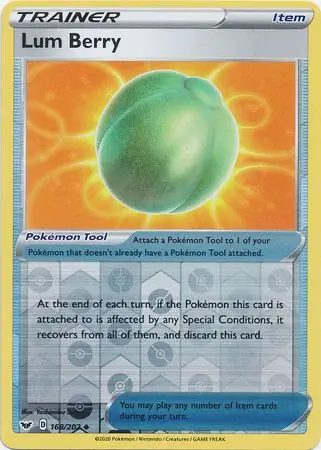 168/202 Lum Berry SSH Uncommon Reverse Holo