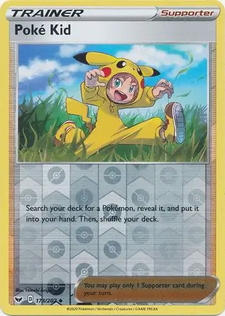 173/202 Poké Kid SSH Uncommon Reverse Holo