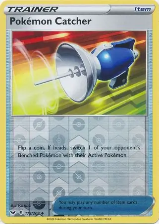 175/202 Pokémon Catcher SSH Uncommon Reverse Holo
