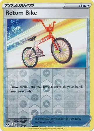 181/202 Rotom Bike SSH Uncommon Reverse Holo