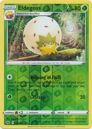 021/202 Eldegoss SSH Uncommon Reverse Holo
