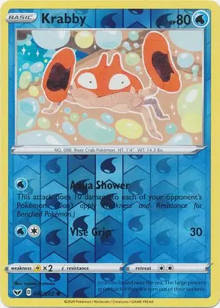 042/202 Krabby SSH Common Reverse Holo