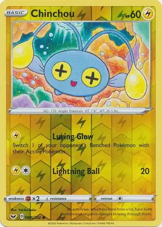068/202 Chinchou SSH Common Reverse Holo