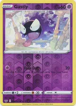 083/202 Gastly SSH Common Reverse Holo