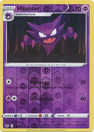084/202 Haunter SSH Uncommon Reverse Holo