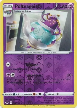 090/202 Polteageist SSH Rare Reverse Holo