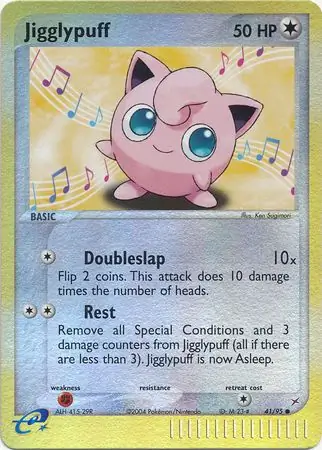 41/95 Jigglypuff MA Common Reverse Holo
