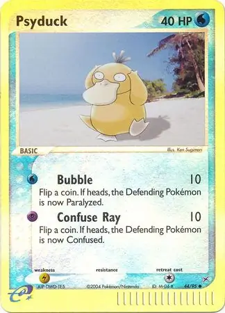 44/95 Psyduck MA Common Reverse Holo