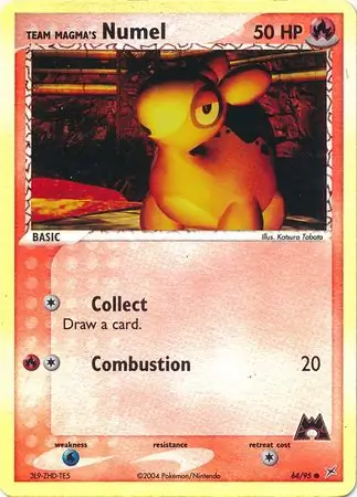 64/95 Team Magma's Numel MA Common Reverse Holo