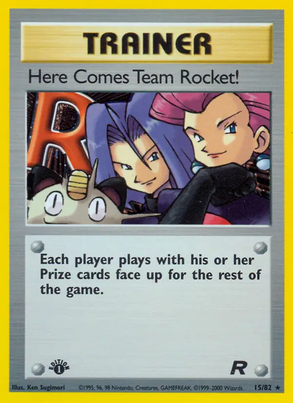 Here Comes Team Rocket! Team Rocket 15/82 Rare Holo