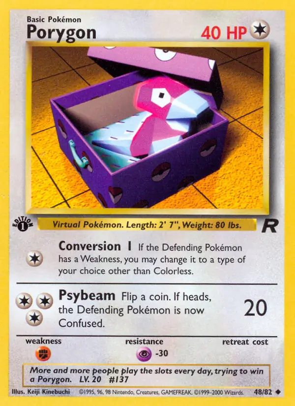 Porygon Team Rocket 48/82 Uncommon