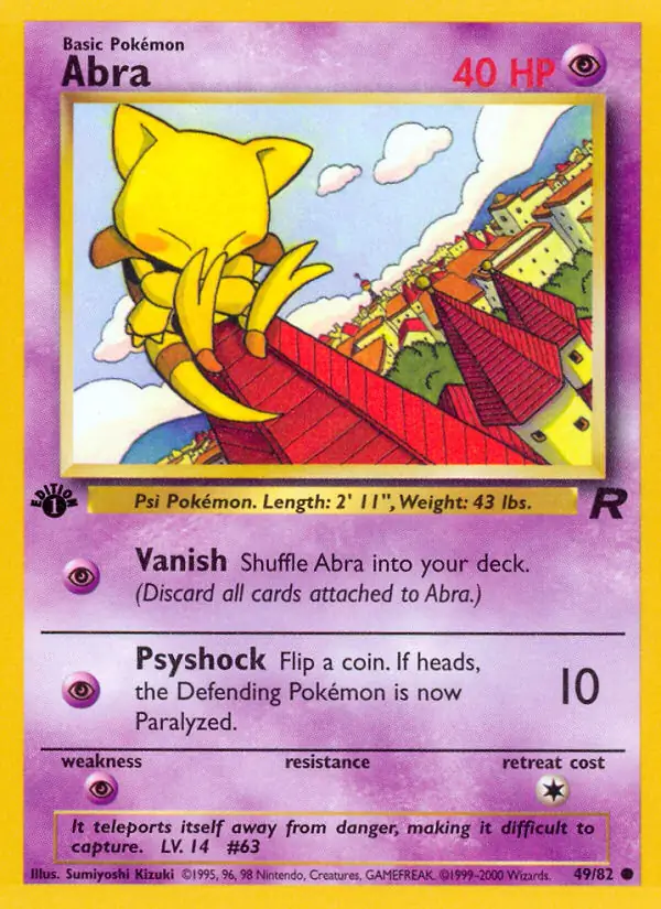 Abra Team Rocket 49/82 Common