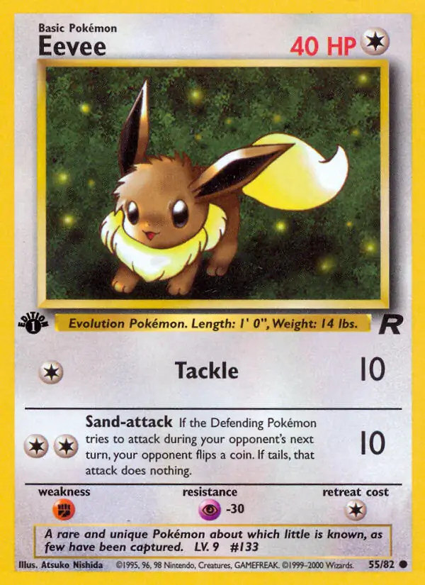 Eevee Team Rocket 55/82 Common