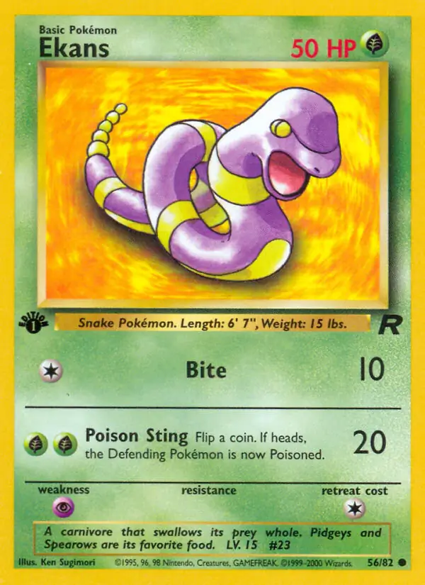 Ekans Team Rocket 56/82 Common