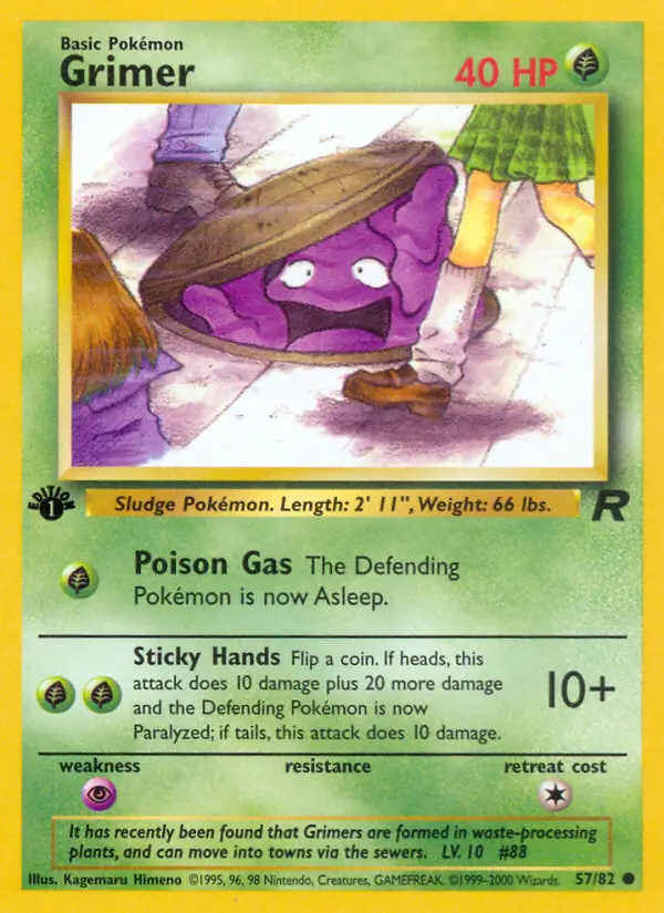 Grimer Team Rocket 57/82 Common