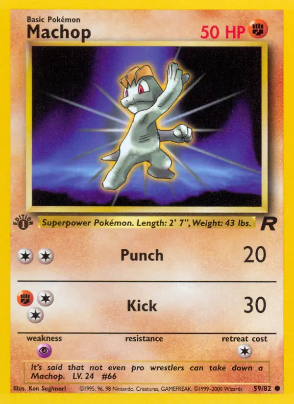 Machop Team Rocket 59/82 Common