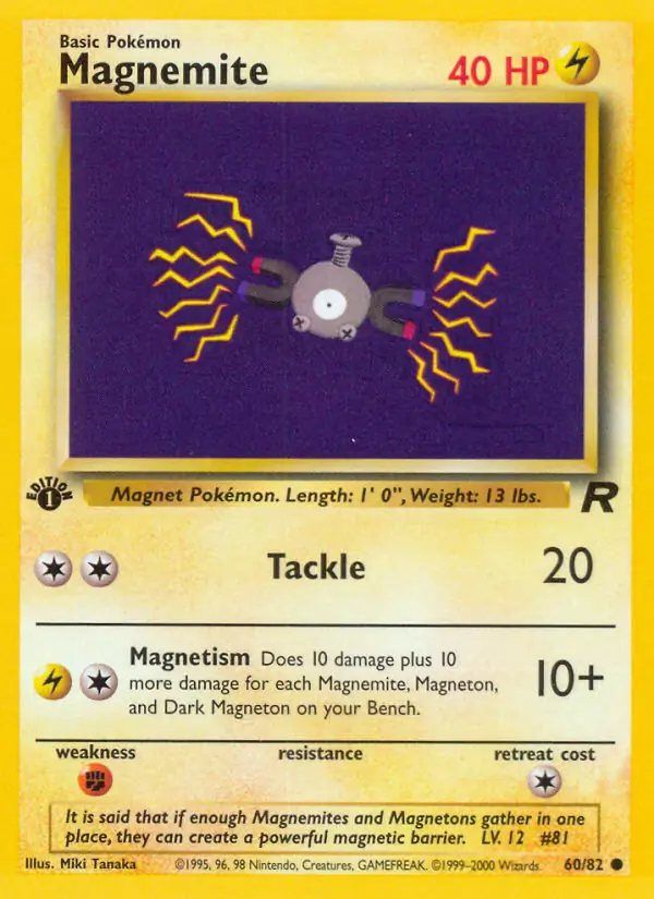 Magnemite Team Rocket 60/82 Common