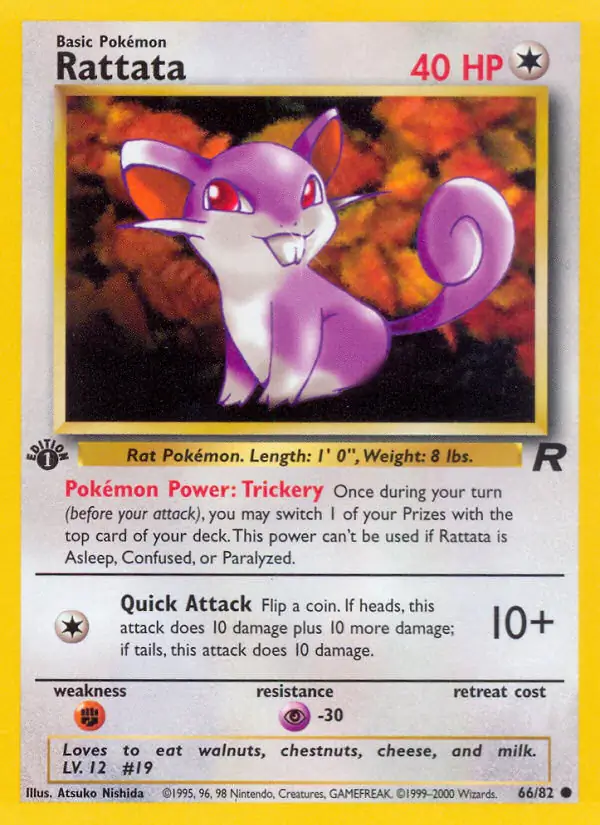 Rattata Team Rocket 66/82 Common