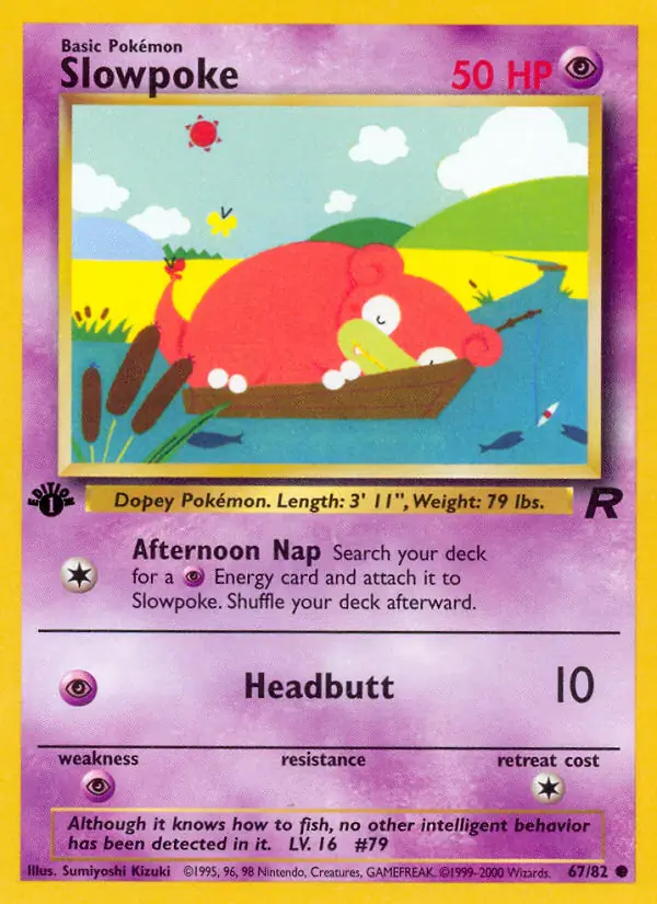 Slowpoke Team Rocket 67/82 Common