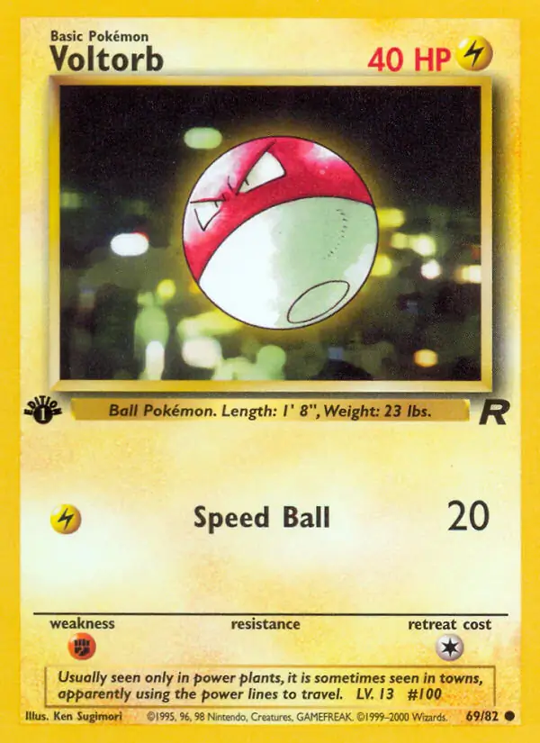Voltorb Team Rocket 69/82 Common
