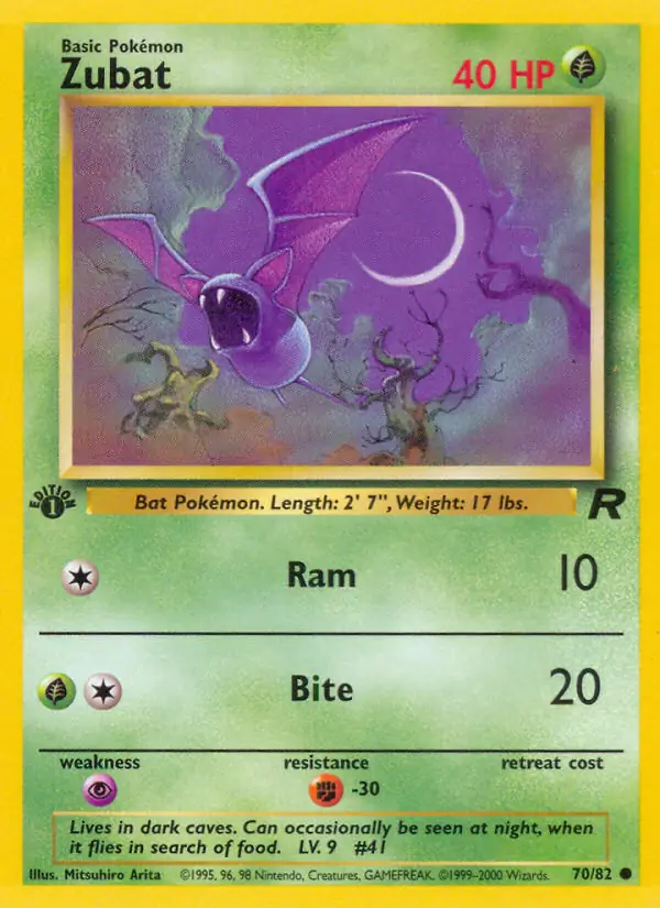 Zubat Team Rocket 70/82 Common