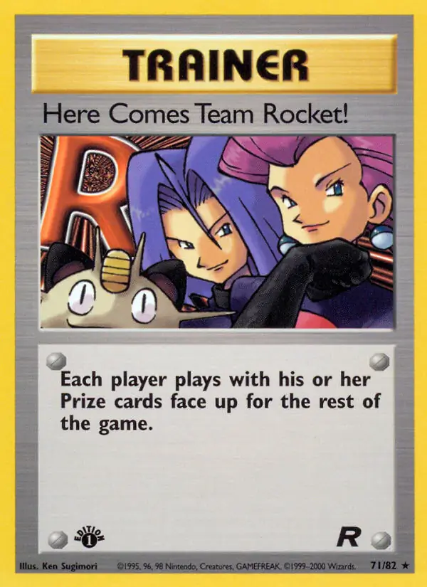 Here Comes Team Rocket! Team Rocket 71/82 Rare