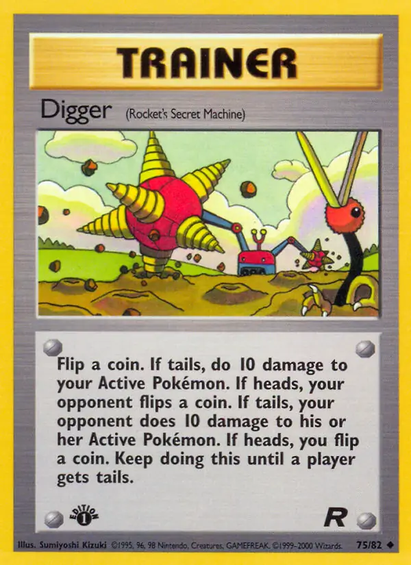 Digger Team Rocket 75/82 Uncommon