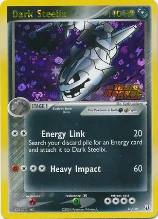 10/109 Dark Steelix TRR Rare Holo Reverse Holo