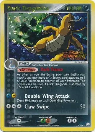 Dark Dragonite Team Rocket Returns 15/109 Rare Reverse Holo