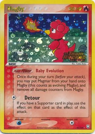 24/109 Magby TRR Rare Reverse Holo