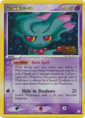25/109 Misdreavus TRR Rare Reverse Holo