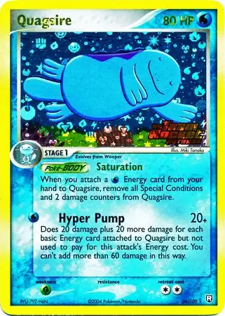 26/109 Quagsire TRR Rare Reverse Holo