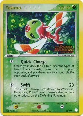 28/109 Yanma TRR Rare Reverse Holo