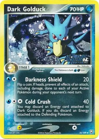 35/109 Dark Golduck TRR Uncommon Reverse Holo