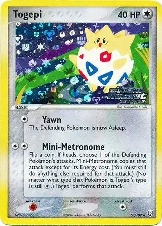 50/109 Togepi TRR Uncommon Reverse Holo