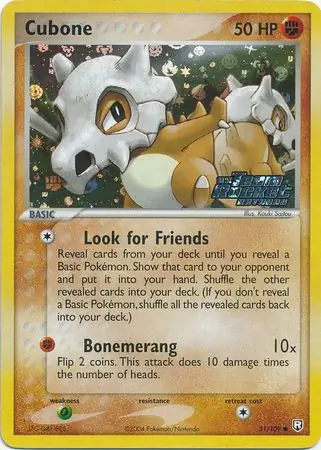 51/109 Cubone TRR Common Reverse Holo