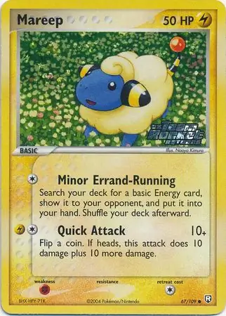 67/109 Mareep TRR Common Reverse Holo