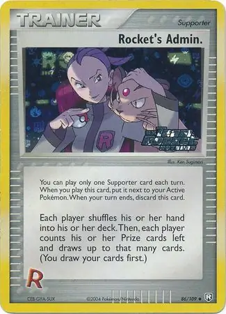 Rocket's Admin. Team Rocket Returns 86/109 Uncommon Reverse Holo