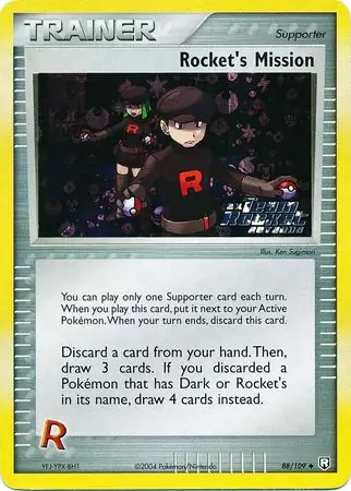 88/109 Rocket's Mission TRR Uncommon Reverse Holo