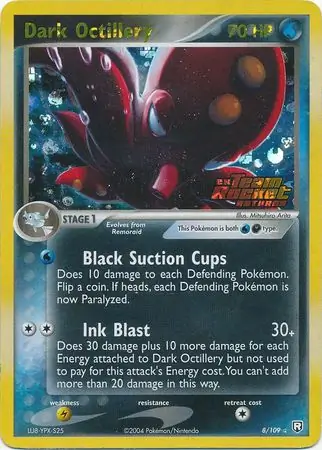Dark Octillery Team Rocket Returns 8/109 Rare Holo Reverse Holo