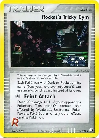 90/109 Rocket's Tricky Gym TRR Uncommon Reverse Holo