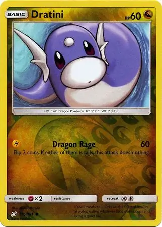116/181 Dratini TEU Common Reverse Holo