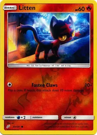 20/181 Litten TEU Common Reverse Holo