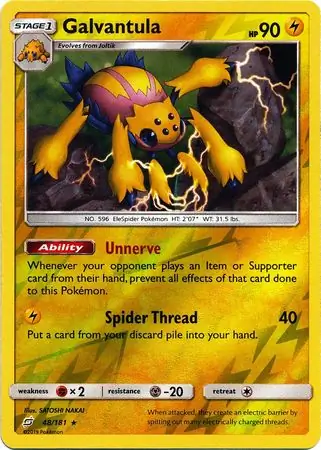 48/181 Galvantula TEU Rare Reverse Holo