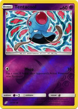 60/181 Tentacool TEU Common Reverse Holo