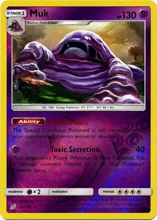 63/181 Muk TEU Rare Reverse Holo