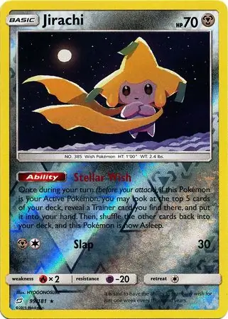 99/181 Jirachi TEU Rare Holo Reverse Holo